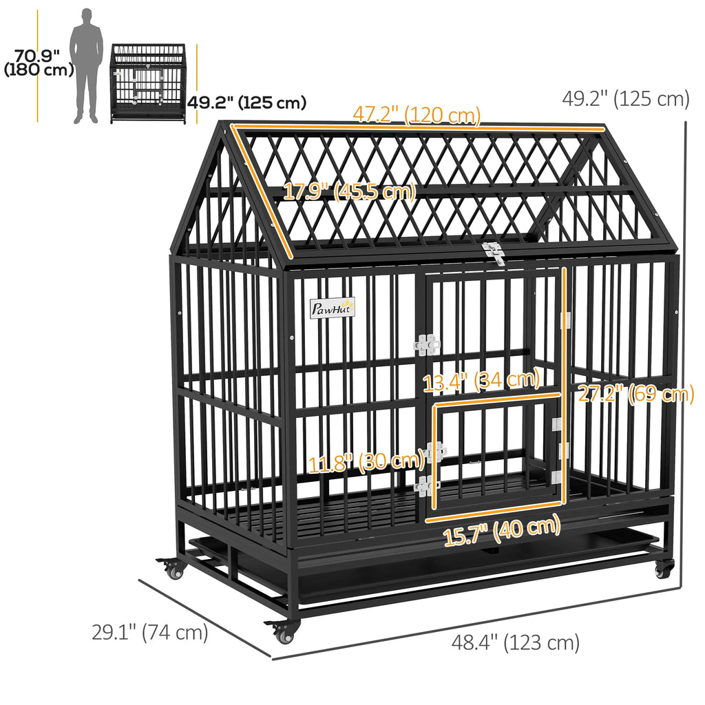 49 Inch Heavy Duty Dog Crate — DealSpark — view 4
