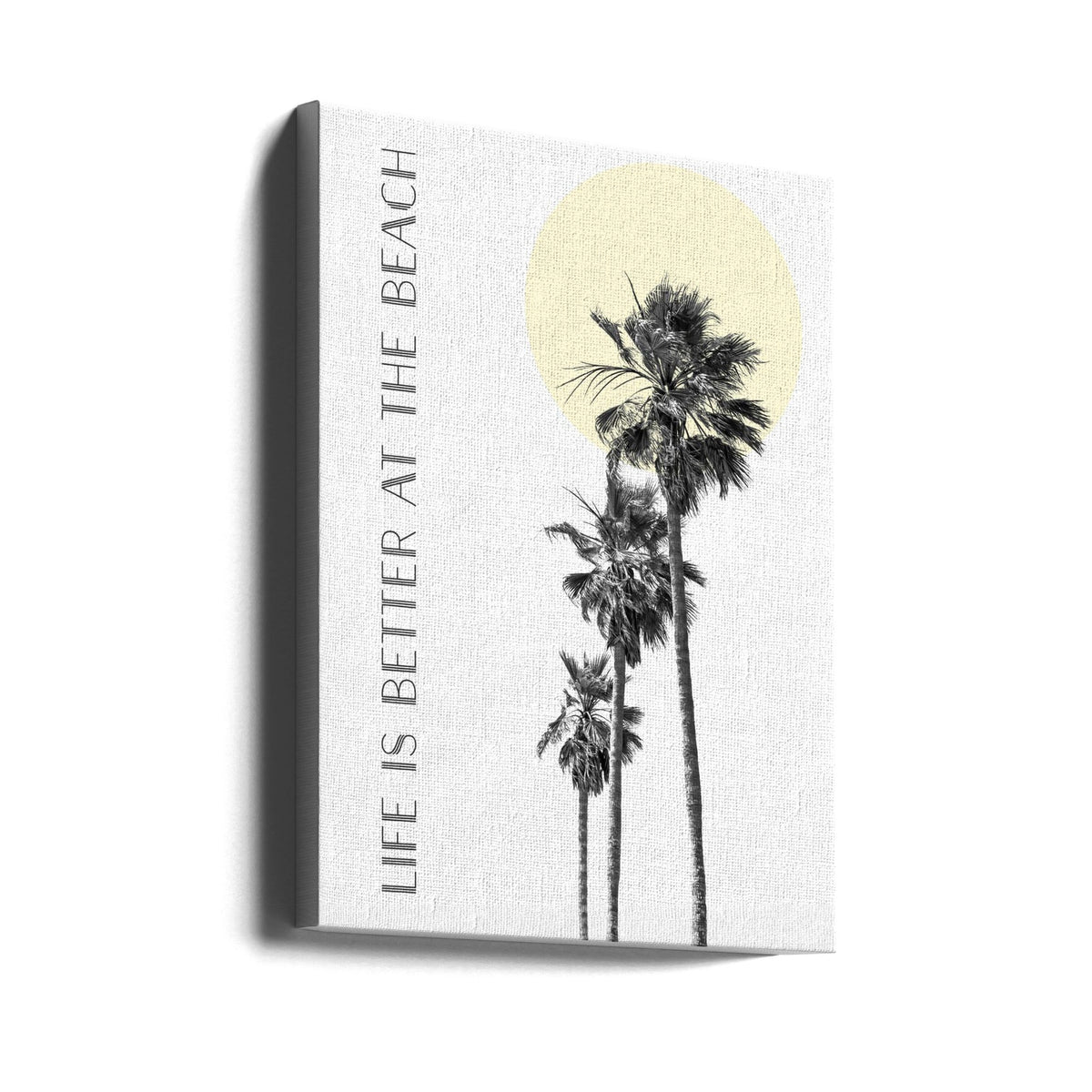 Wall art Life is better at the beach | palm trees product image 1