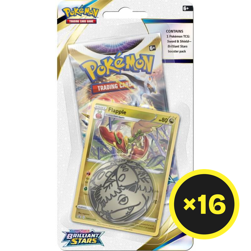 Pokémon TCG - Sword & Shield - Brilliant Stars - Checklane Blister Pack (Flapple) product image 2