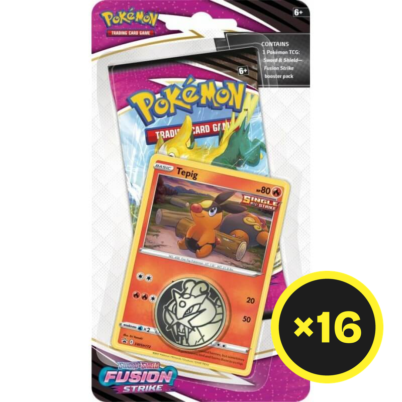 Pokémon TCG - Sword & Shield - Fusion Strike - Checklane Blister Pack (Tepig) product image 2