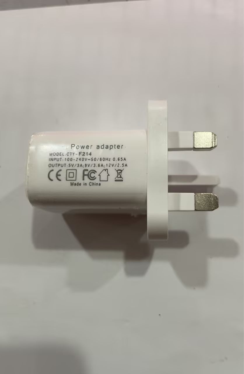 Power adapter for the G-shaped LED lamp