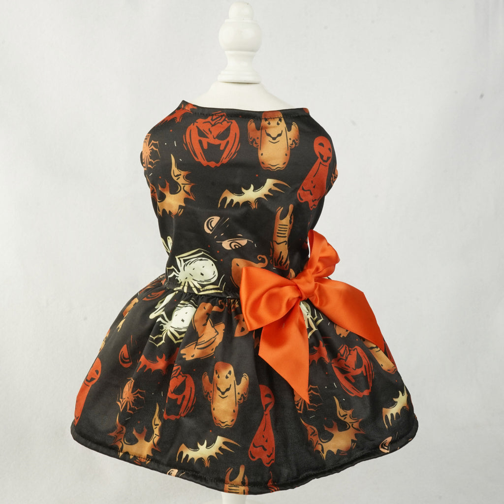 Halloween pumpkin pet dress, photo 4