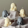 Handmade Ghost Soy Candle: Halloween Decor product image