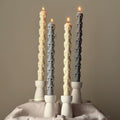 Hand Poured Soy Wax Skull Taper Candle: Halloween Decor product image