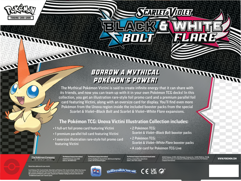 Pokémon TCG - Scarlet & Violet - Unova Victini Illustration Collection Box